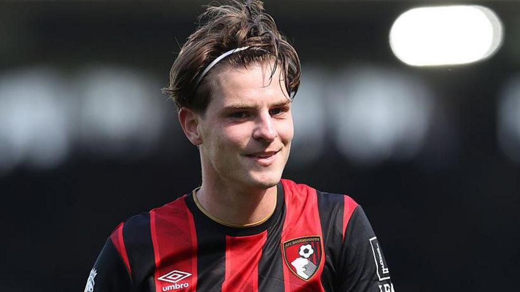 Alex Scott playing for Bournemouth