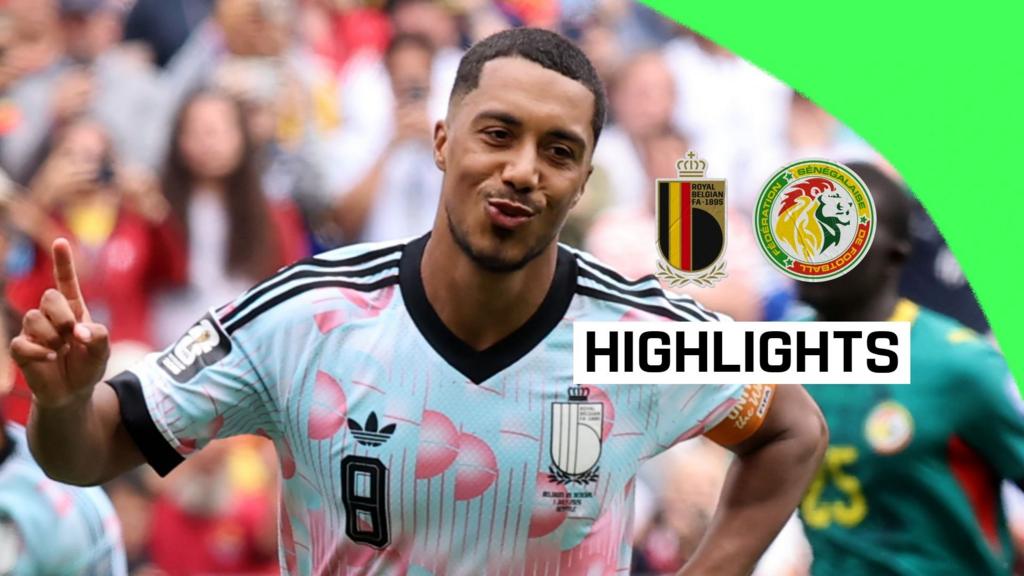 Belgium players celebrate after dramatic comeback win over Senegal at World Cup 2026