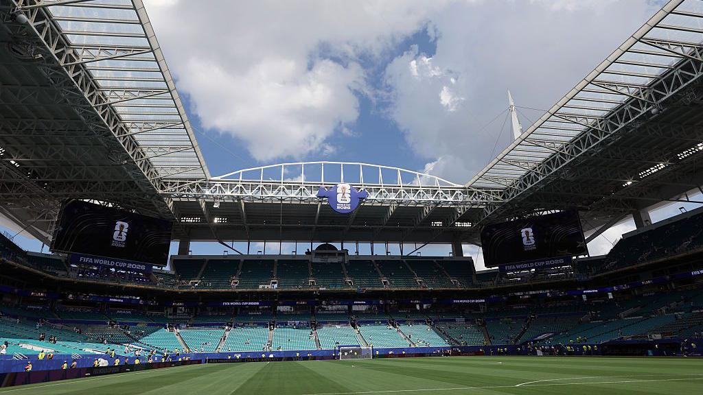 England and France flags ahead of their World Cup 2026 third-place match