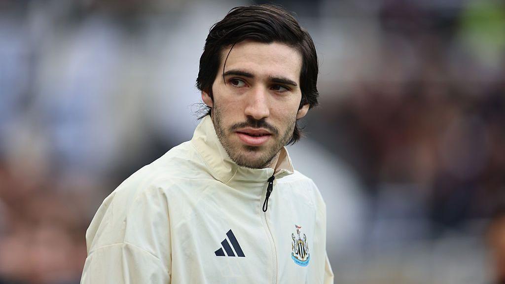 Sandro Tonali during his time at Newcastle United